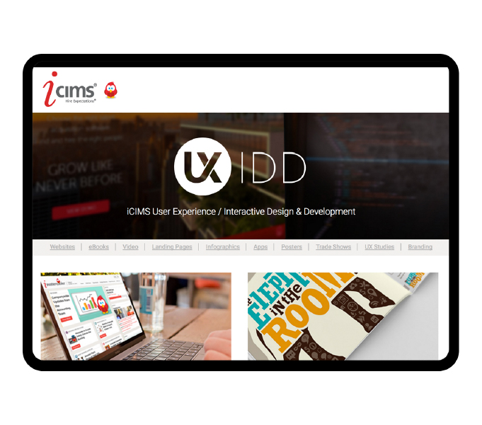 iCIMS UX/IDD Internal Portfolio